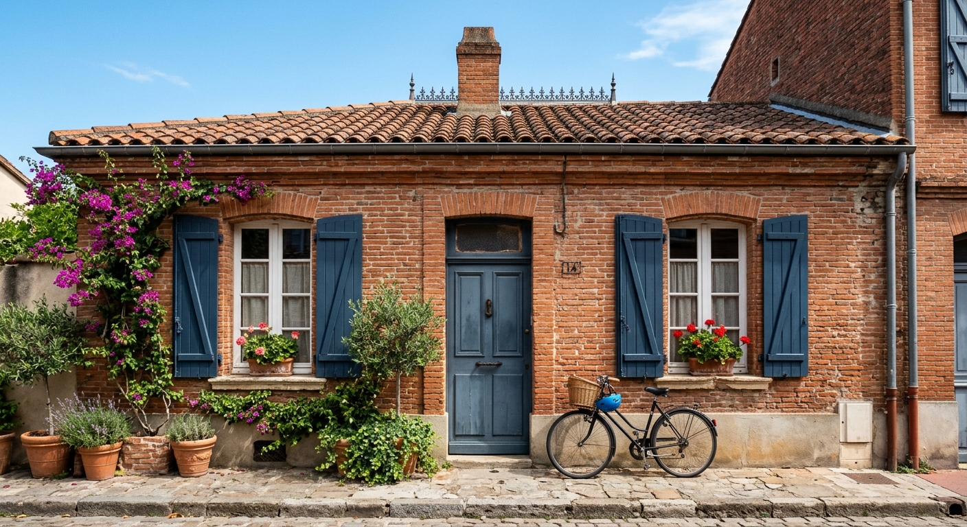 Maison toulousaine typique